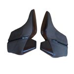 Frye  Reina Leather Bootie Boots Pointed Stacked Heel 8.5M New Photo 8