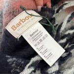 Barbour NWOT  Rawson Check Scarf Checkered Navy and Pink Photo 5