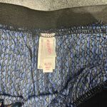 Xhilaration XL Black and Blue Womens Flare Wide Pants NWT Photo 2