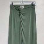 Anthropologie Moss Green Junie Knit Twist Ruched Midi Skirt Sz S NWT Photo 2