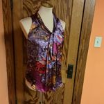 Adiva dressy bright watercolor sleeveless blouse Photo 11