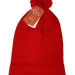 American Needle Nordstrom red knit pom pom winter hat Photo 1