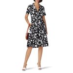 Jason Wu Collection Black White Floral Dress 8 Timeless Button Up Cottagecore Photo 1