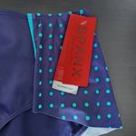Spanx  Swim Navy and Blue Polka Dot Flirty Skirted Swim Bottom NWT Size 12 Photo 1