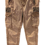 Free People NWT  Cargo Pants Brown Utility Boho Festival Size 4 Aztec Gorpcore Photo 0