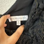 Dress the Population  Raven Black Lace Romper Size S Photo 3