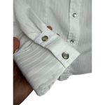 VTG H Bar C White Fringe Snap Shirt Blouse Women's Sz. 36 (US M) Size M Photo 4