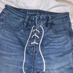 American Eagle High Waisted Lace Jeans Photo 3