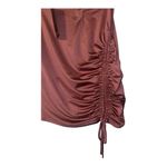 ALLSAINTS 21 Saints Mauve Ruched Bodycon Mini Skirt, Small Photo 1