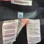 We Wore What High Rise Skinny Zip Jeans Black Size 24 NWT Photo 7