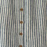 Faherty  Blue and White‎ Striped Linen Skirt Size XS EUC Like New Photo 2