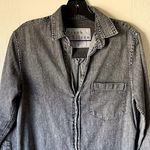 Frank & Eileen Rory Denim Maxi Shirtdress Mineral Wash Gray Small EUC Photo 5