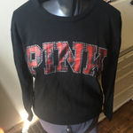 PINK - Victoria's Secret Victoria’s Secret Buffalo plaid loungewear cozy sweatshirt Photo 0