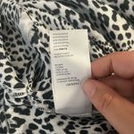 Anthropologie breezy wide-leg jumpsuit in black motif animal print size medium Photo 8