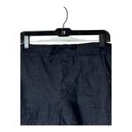 Vince  Shorts Women Large‎ Black Linen Elastic Tie Waist 3 Inch Lightweight Photo 2