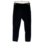 Lululemon  Time To Sweat Crop 23” Luxtreme Size 6 Black High Rise Activewear Photo 1