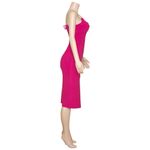 Amanda Uprichard  Landra Chain Strap Midi Dress, Magenta, XS Photo 8