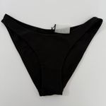 Kulani Kinis NWOT  Twilight Black Minimal Full Coverage Bikini Bottom Photo 2