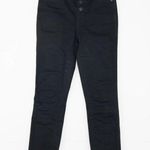 Madewell NEW 10" High-Rise Skinny Jeans in Black Frost: Button-Front Edition, 23 Photo 3