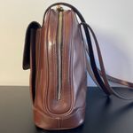 Gucci Tom Ford Era Vintage Brown Patent Leather Large Bamboo Bag - Preowned Photo 3