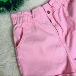 No Boundaries  paper bag style high waisted summer spring pink shorts 11-13 Photo 3