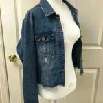 Ci Sono Cropped Denim Jacket Photo 3