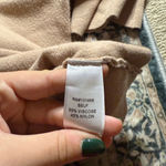 Fate Women's Tan Cowl Neck Sweater Photo 3