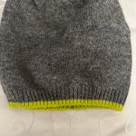 Old Navy NWT Gray & Green Trim Light Knit Beanie Hat Photo 1