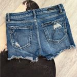 🖤Buckle Black Distressed Jean Shorts•Size:26🖤 Blue Photo 4