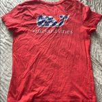 Vineyard Vines  Women's Red Pocket Tee Photo 2