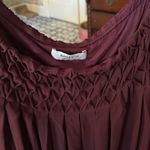 Bailey 44 large flowy boat neck top dressy fun sheer sleeves lined bodice Photo 1