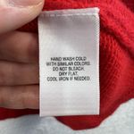 Apostrophe  M Medium Sweater Soft Angora Wool Blend Holiday Christmas Ruffle Red Photo 4