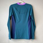 Title Nine  Women's S Rash Guard SPF Water 1/2 Zip Long Sleeve UV Beach Swimming Photo 5