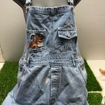 Winnie the Pooh Tigger Y2K Shorts Overalls Womens Blue Size M Photo 5