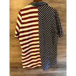 American USA Flag Shirt Vintage Cotton Chambray Patriot Size XXL 20 Button Down Blue Photo 5