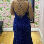 Amarra Prom Dress Blue Size 6 Photo 1