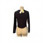 All In Motion  Black Long Sleeve Cropped Tight Fit Everyday Soft Shirt Size M Photo 2