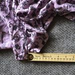 Free People  Elowen Tube Strapless Romper Print Purple XS Boho Lavender Floral Photo 8