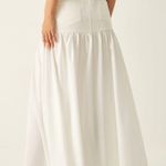 Commense Leisure Pockets Maxi Skirt size small White Photo 2