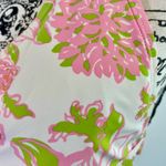 Lilly Pulitzer  bikini Swimming top with push up hot pink Green Sz XS RN 88189 Photo 3