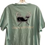 Vineyard Vines Women's Small Blue T-Shirt Casual Whale Logo Lacrosse flaw Photo 8