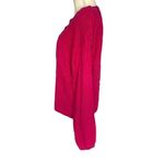 Westbound Vintage Pink Knit Textured Cardigan Sweater M Long Sleeve Button Down Photo 2