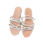 Madewell The Kathryn Espadrilles Sandal Slide In Alabaster Photo 2