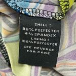 MSK womens Med multicolor Blouson Dress Chain Closure Wire Stretch Neckline Maxi Photo 8