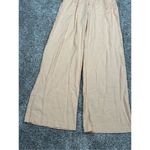 Abercrombie & Fitch  Tailored Linen-Blend Wide Leg Pants Orange Culotte XS Short Photo 13