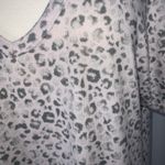 Tahari Dusty Rose Gray V Neck Short Sleeve Super Soft Sleep Shirt Night Gown XL Photo 7