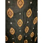 LA CERA Women Medium Green Rayon Paisley Print Sleeveless Midi Dress Buttons Gold Size undefined Photo 6