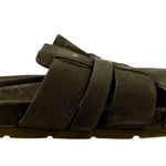 Free People Mule Clogs Sunday Season Khaki Green Slip On Women’s 36 USA 6 Photo 14