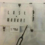 Lost + Wander  ruffle mini skirt sz S NWT Photo 5