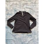 Lululemon Black Full Freedom Long Sleeve Wrap Top Size 8 Photo 7